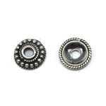 Bali Bead Sterling Silver Dome Bead Cap 3 x 10 mm