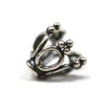 Bali Bead Antique Sterling Silver Bead Cap 8 x 9mm