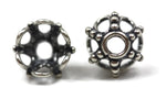 Bali Bead Antique Sterling Silver Bead Cap 6 x 10mm