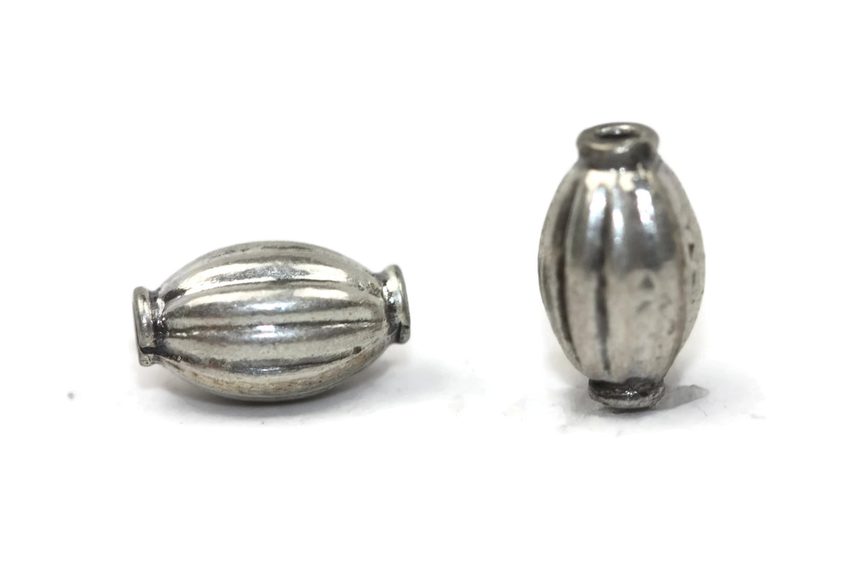 Bali Bead Sterling Silver Tube Bead 8 x 5 mm