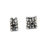 Bali Bead Sterling Silver Square Daisy Spacer Bead 5 x 3mm