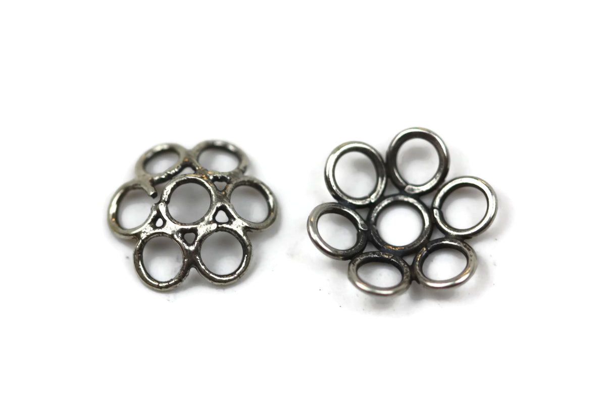 Bali Bead Sterling Silver Wire Spacer Bead 2 x 8 mm