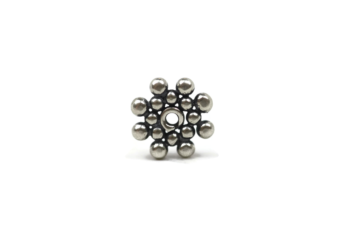 Bali Bead Sterling Silver Sun Daisy Spacer 1 x 7 mm