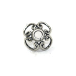 Bali Bead Antique Sterling Silver Bead Cap 7.5 x 15mm