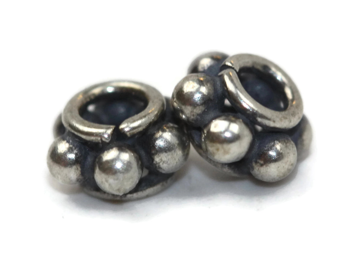 Bali Bead Sterling Silver Granules Spacer Bead 2.5 x 4 mm