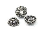 Bali Bead Sterling Silver Wire Cap 4.5 x 9 mm