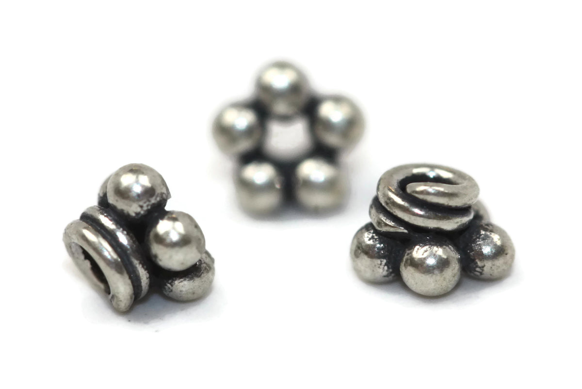 Bali Bead Sterling Silver Granules Spacer 2.5 x 4 mm