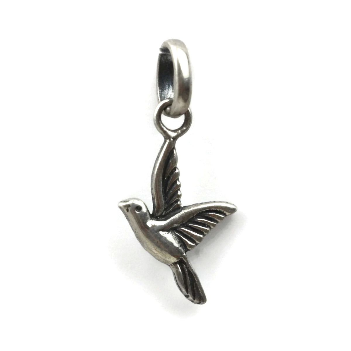 Handmade Sterling Silver Bird Pendant