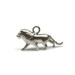 Handmade Sterling Silver Lion Charm 11 mm