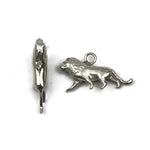 Handmade Sterling Silver Lion Charm 11 mm