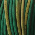 INDIAN LEATHER 2MM DYED GYSPY BEROL .75 PER FOOT