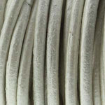 INDIAN LEATHER 1.5MM MTLC PEARL SLIVER .75 PER FOOT