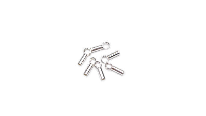 S/S LEATHER GLUE END CAP 4MM
