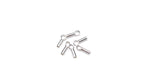 S/S LEATHER GLUE END CAP 4MM