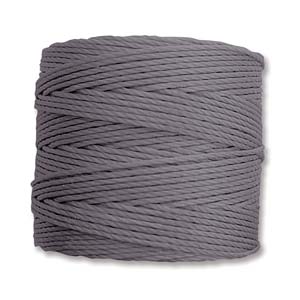 S-LON BEAD CORD GREY 77YD-TUBE OF 4