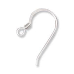 19MM 22G ECONOMY EAR WIRE FLAT COIL (PAIR)