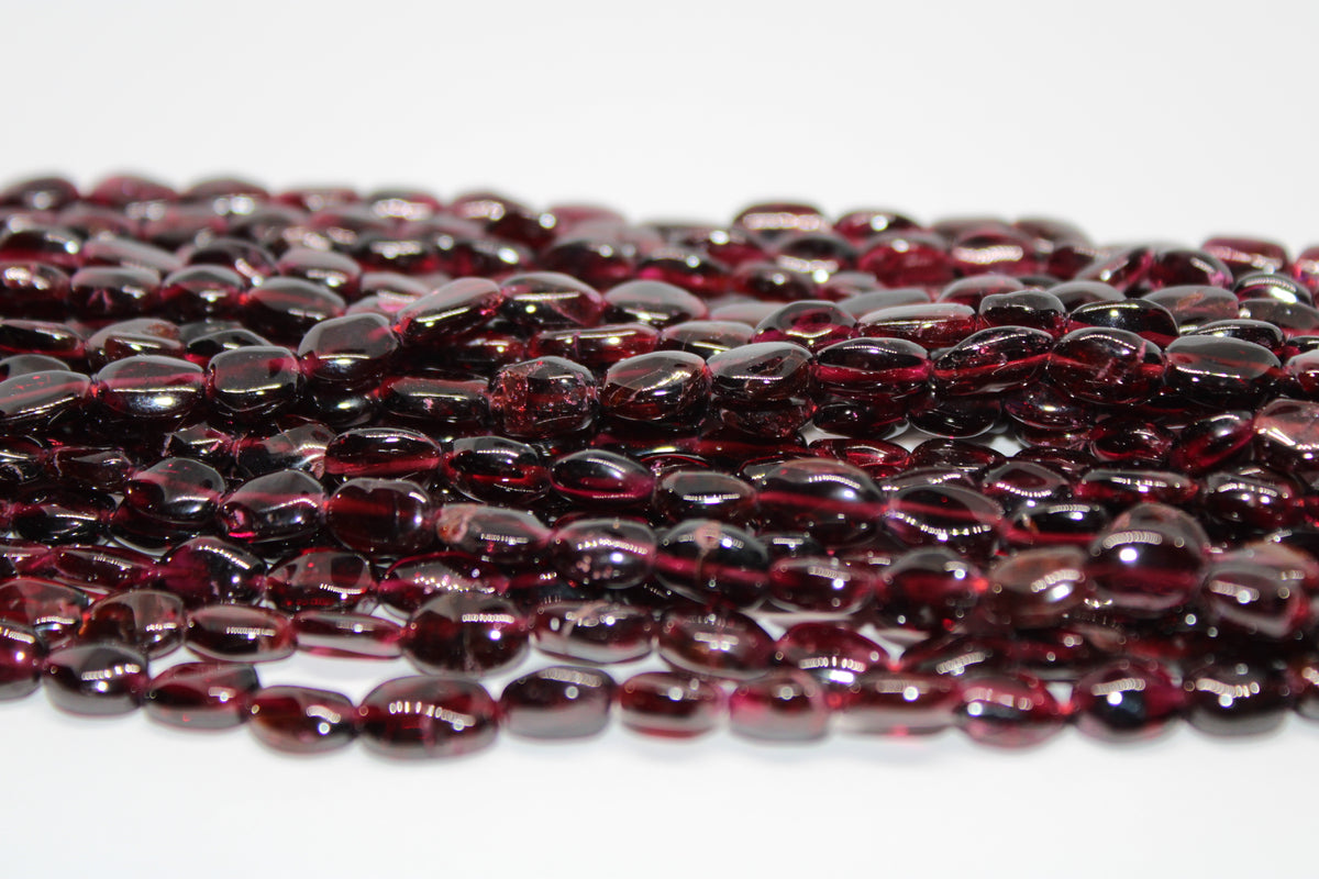 Garnet Smooth Gemstone Beads Approximately 6x6mm