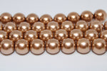 10 mm Preciosa Pearls-Bronze