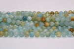 Multicolor Amazonite Round, 16 inches Strand