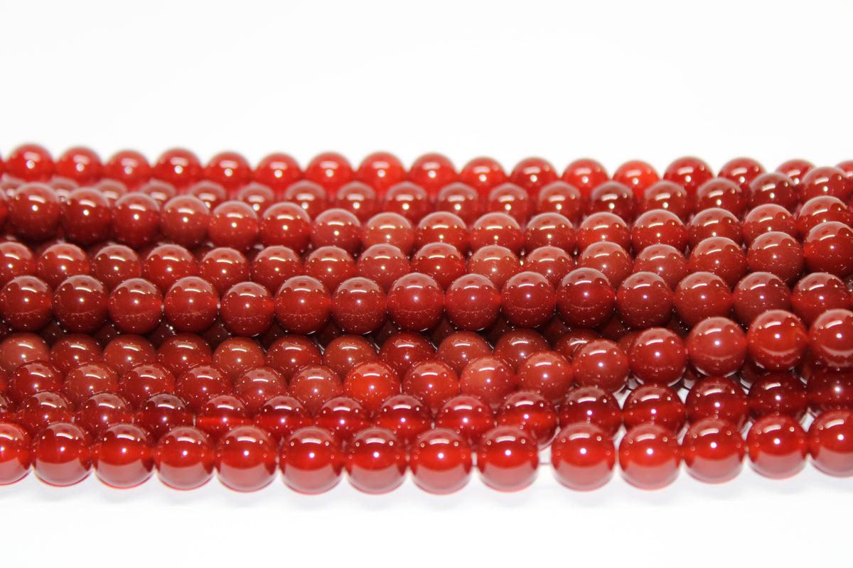 Carnelian Round Smooth 6mm