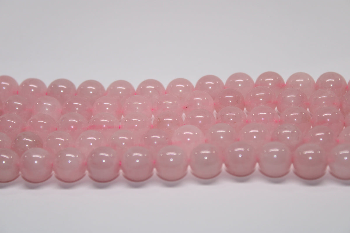 Rose Quartz, 16 inches Strand