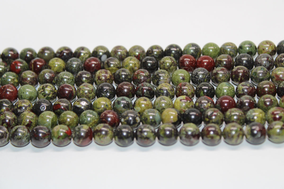 Dragon Bloodstone, 16 inches Strand