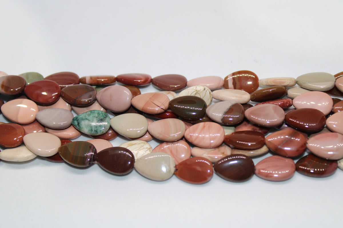 Imperial Jasper 13 x 18mm Gemstone Beads, 16’’ Strand