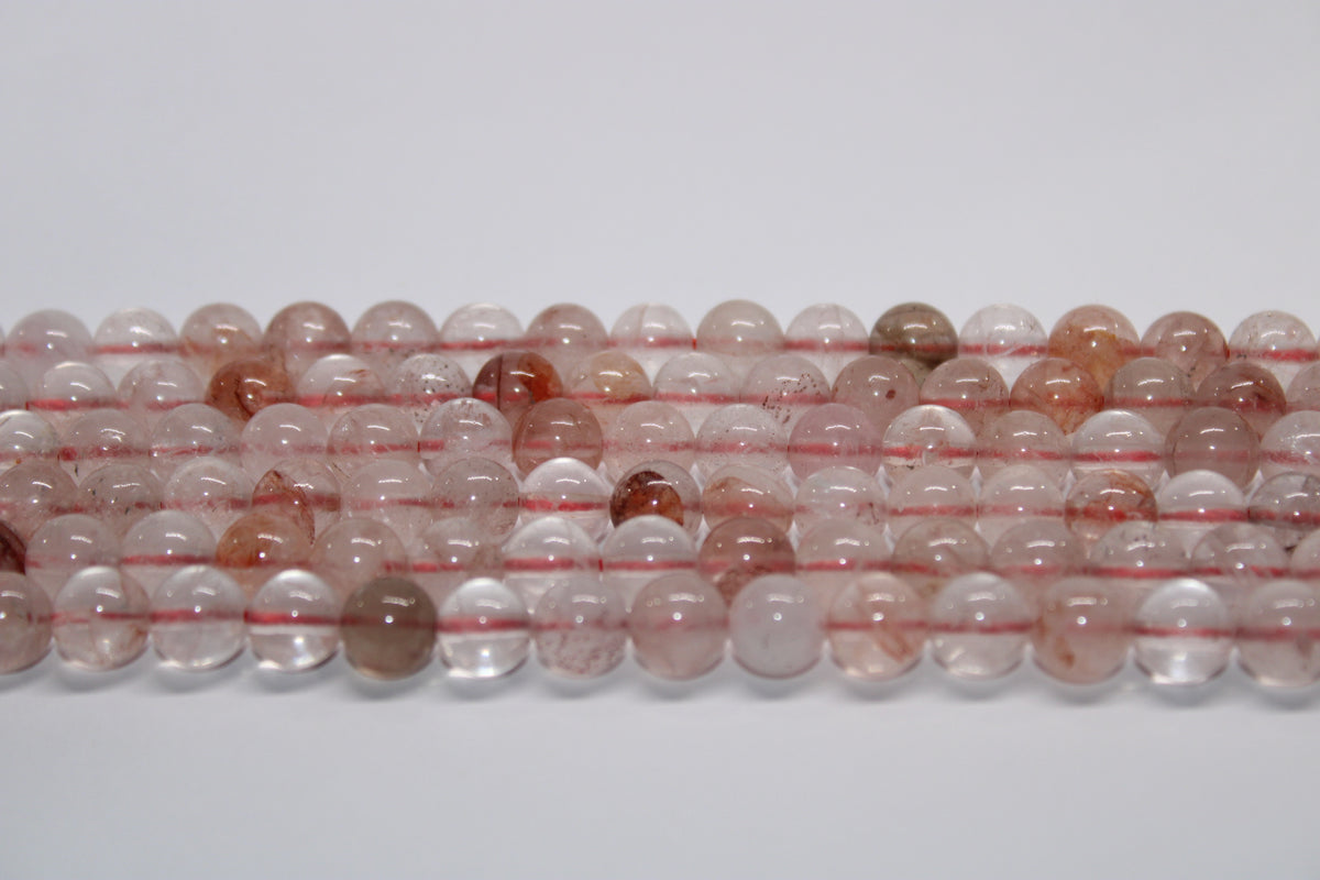 Red Tangerine Quartz, 16 inches strand