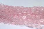 Light Pink Czech Glass 10mm, 8 inches Strand