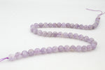 Light Amethyst Round Gemstone Beads 16" Strand