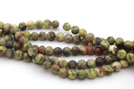 Imperial Jasper Round Gemstone Beads 16" Strand