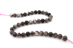 Pink Tourmaline Round Gemstone Beads 16" Strand