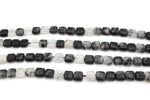 Black Rutilated Square 15 x 15 mm Gemstone Beads 16" Strand