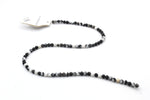 Black White Zebra Jasper Round, 16 inches Strand