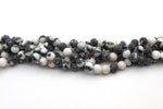 Zebra Jasper Round Smooth Gemstone Beads 16" Strand