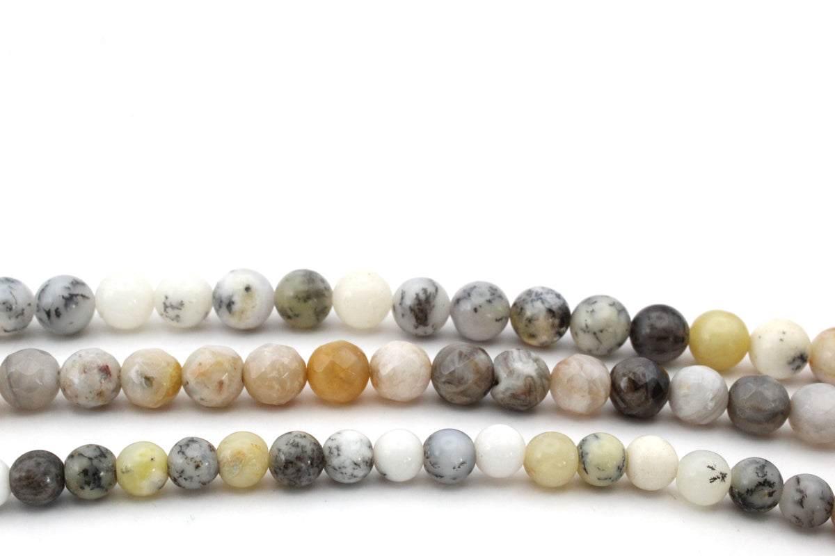 White Opal Round, 16 inches Strand