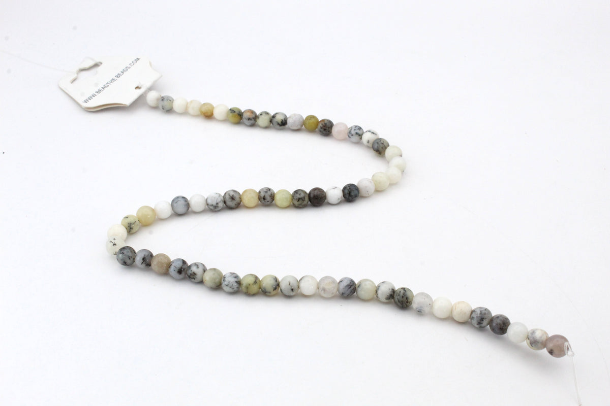 White Opal Round, 16 inches Strand