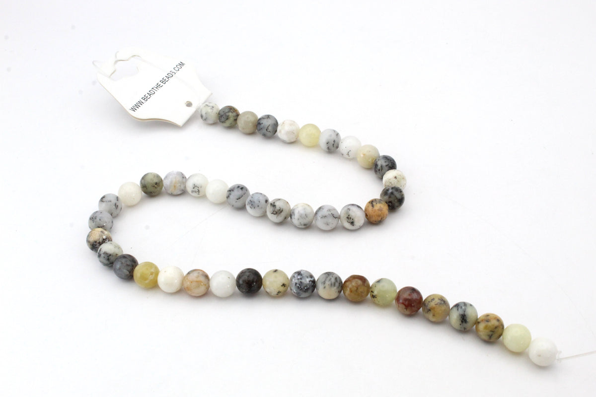 White Opal Round, 16 inches Strand