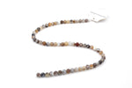 Botswana Agate Round Gemstone Beads 16" Strand