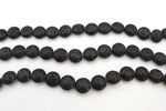 Lava Stone Round Flat 16 mm