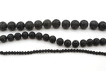 Lava Stone Round Gemstone Beads 16" Strand