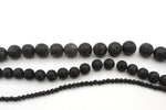 Lava Stone Round Gemstone Beads 16" Strand