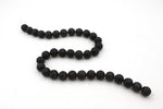 Lava Stone Round Gemstone Beads 16" Strand