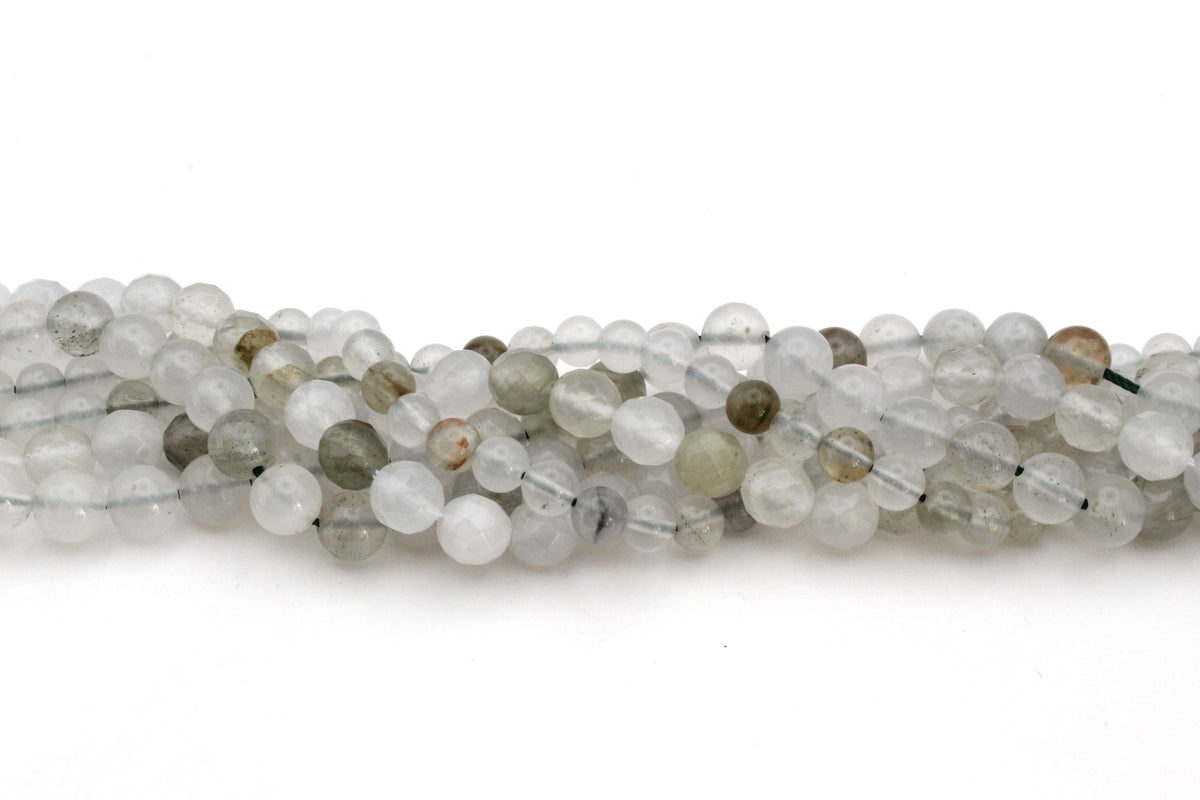 Ice Green Quartzite Round, 16 inches strand
