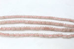 Rose Quartz Bamboo 7 x 10 mm