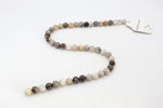 Bamboo Leaf Agate Round, 16 inches Strand