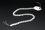 White Jade Round, 16 inches Strand