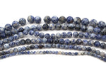 White Sodalite Round, 16 inches Strand