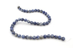 White Sodalite Round, 16 inches Strand