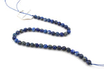 Lapis Lazuli Round Gemstone Beads 16" Strand